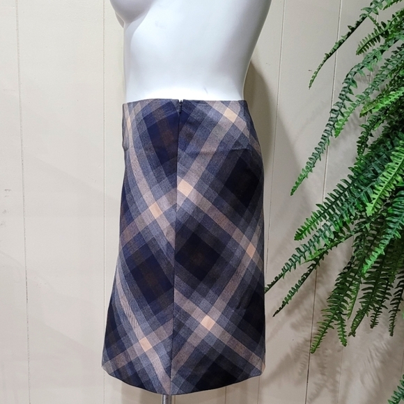 Brooks Brothers Plaid A-line 100% Wool Skirt Sz 14 - Picture 13 of 13